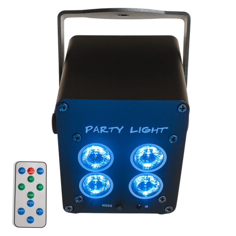 Light4Me Accu Par 4x3W - Reflektor akumulatorowy PAR 3600 mAh RGB LED Light4Me Accu Par 4x3W - Reflektor akumulatorowy PAR 3600 mAh RGB LED