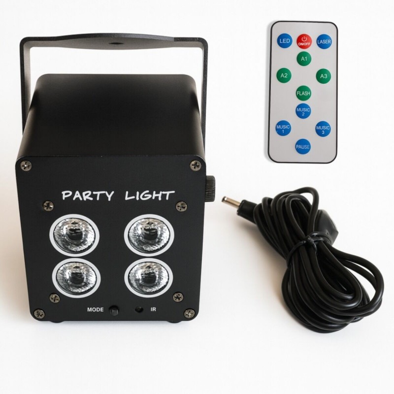 Light4Me Accu Par 4x3W - Reflektor akumulatorowy PAR 3600 mAh RGB LED Light4Me Accu Par 4x3W - Reflektor akumulatorowy PAR 3600 mAh RGB LED