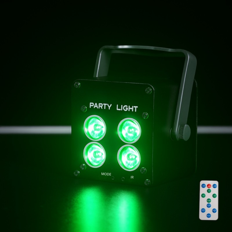 Light4Me Accu Par 4x3W - Reflektor akumulatorowy PAR 3600 mAh RGB LED Light4Me Accu Par 4x3W - Reflektor akumulatorowy PAR 3600 mAh RGB LED