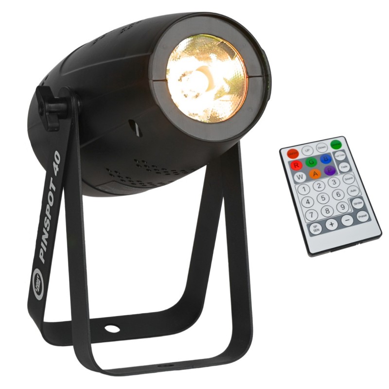 Light4Me Pinspot 40 - Reflektor sceniczny 40W RGBW SMD5060 LED