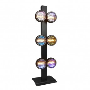 Evolights Lumen Roto - Ruchome oświetlenie sceniczne LED retro vintage RGB