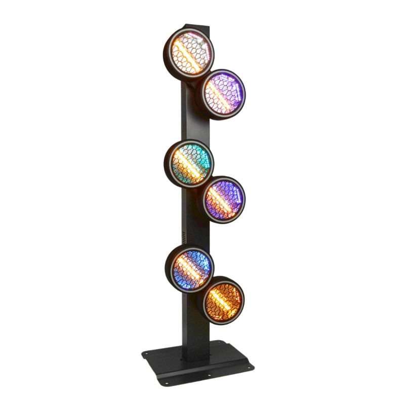 Evolights Lumen Roto - Ruchome oświetlenie sceniczne LED retro vintage RGB Evolights Lumen Roto - Ruchome oświetlenie sceniczne LED retro vintage RGB