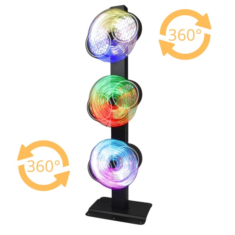 Evolights Lumen Roto - Ruchome oświetlenie sceniczne LED retro vintage RGB Evolights Lumen Roto - Ruchome oświetlenie sceniczne LED retro vintage RGB