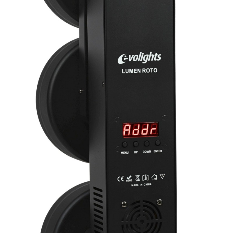 Evolights Lumen Roto - Ruchome oświetlenie sceniczne LED retro vintage RGB Evolights Lumen Roto - Ruchome oświetlenie sceniczne LED retro vintage RGB