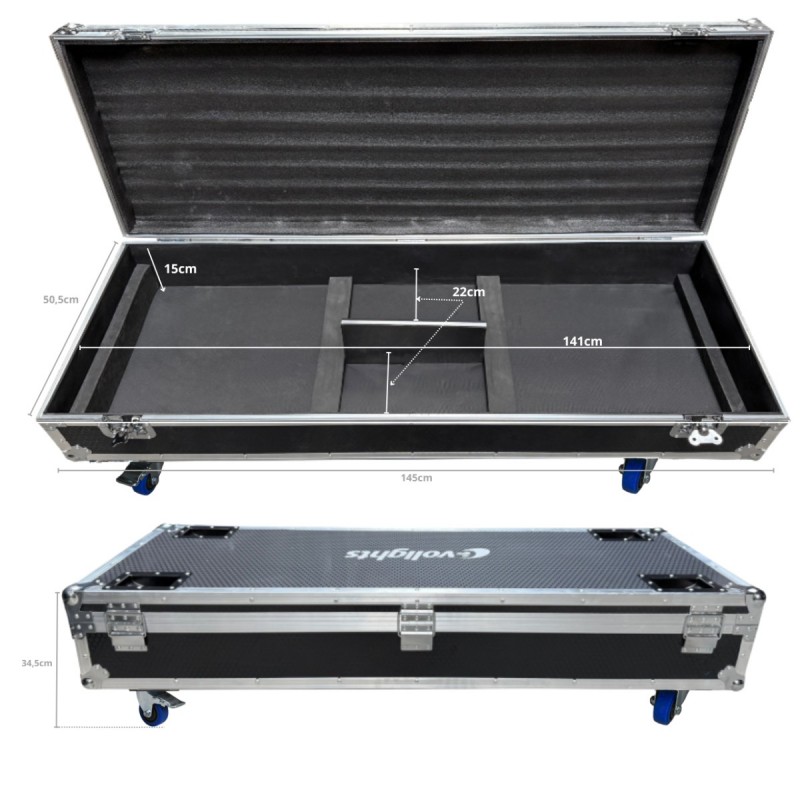 Evolights Lumen One Case 2in1 - Skrzynia transportowa na 2 reflektory sceniczne retro Evolights Lumen One Case 2in1 - Skrzynia transportowa na 2 reflektory sceniczne retro