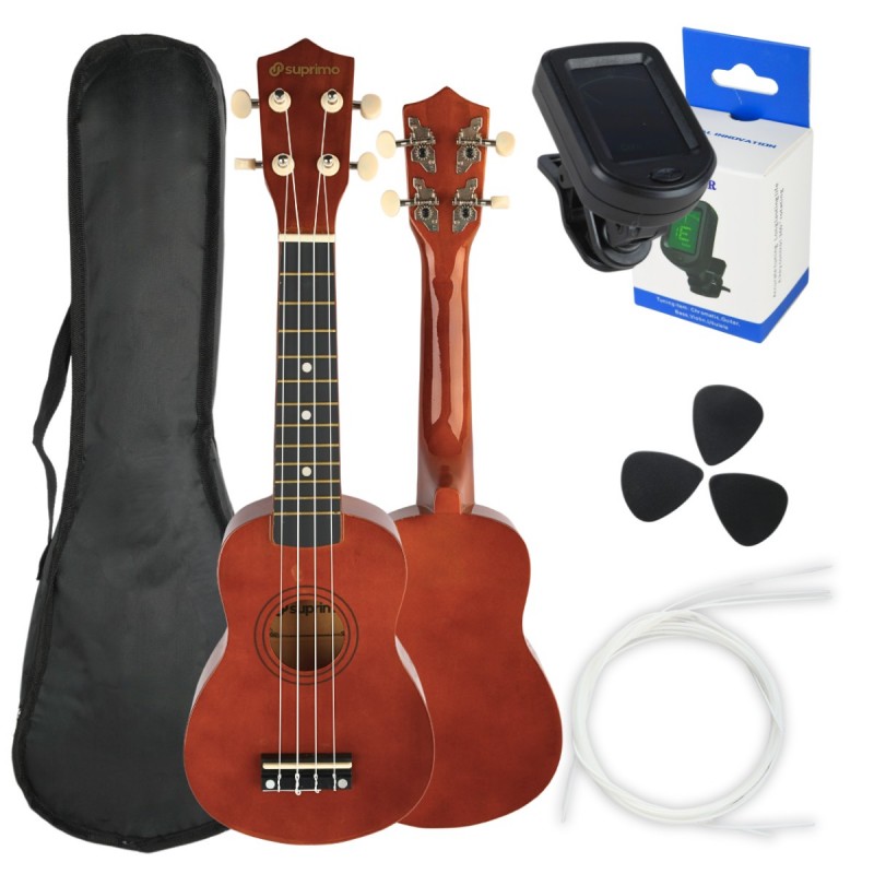 Suprimo UK21 SET DW - Ukulele sopranowe zestaw Suprimo UK21 SET DW - Ukulele sopranowe zestaw