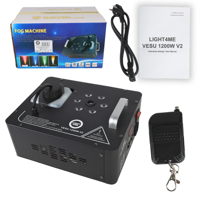 Light4Me Vesu 1200W V2 - Wytwornica dymu pionowego