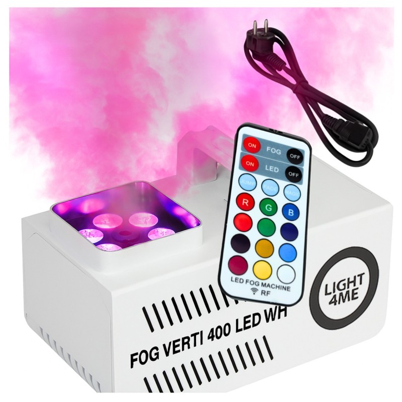 Light4Me Fog Verti 400 LED WH - Wytwornica dymu pionowego