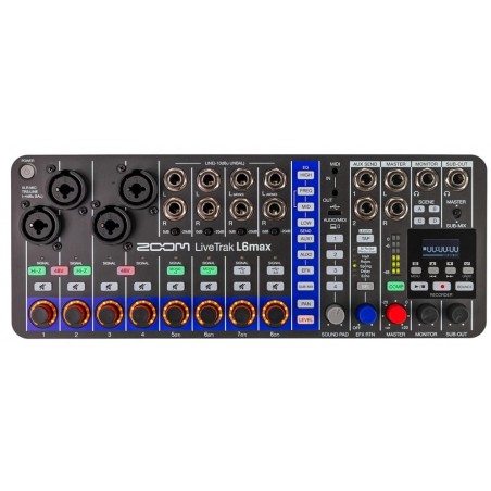 Zoom LiveTrak L6max - mikser cyfrowy - 1 - Rejestratory - 