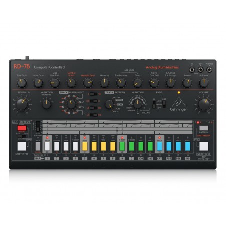 Behringer RD-78 – Analogowa maszyna perkusyjna - 1 - Automaty perkusyjne - Analogowa maszyna perkusyjna oparta na pierwowzorze l