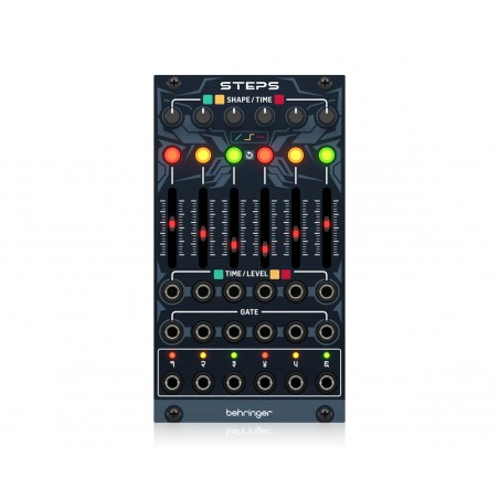Behringer STEPS moduł analogowy - 1 - Moduły syntezatora - Behringer STEPS to wieloźródłowy moduł analogowy modulacyjny oraz sek