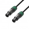 Adam Hall Cables 5 STAR S225 SS 0200 - Wysoce elastyczny kabel głośnikowy 2 x 2,5 mm? 4-biegunowy NEUTRIK© speakON 2 m - 1 - Kab