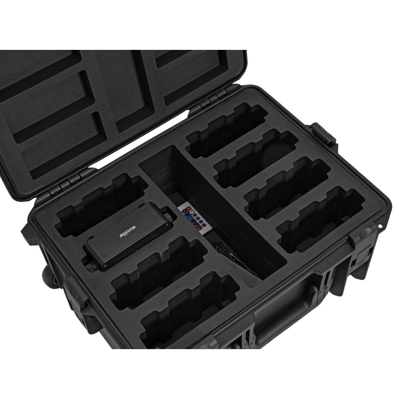 Roadinger walizka transportowa na 8x AKKU Flat Light