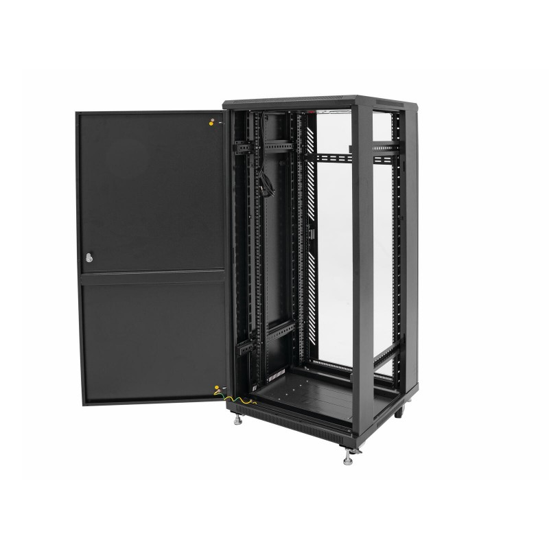 Roadinger SSC-20 - Szafa rack z drzwiami szklanymi 20U Roadinger SSC-20 - Szafa rack z drzwiami szklanymi 20U