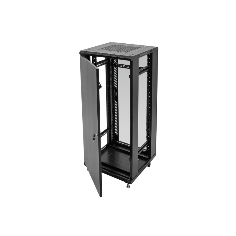 Roadinger SSC-24 - Szafa rack z drzwiami szklanymi 24U Roadinger SSC-24 - Szafa rack z drzwiami szklanymi 24U
