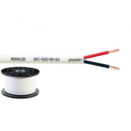 Monacor SPC-525slsWS-EU - Kabel głośnikowy 100m