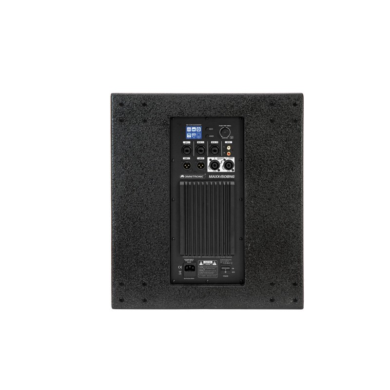 Omnitronic MAXX-1508NG - Aktywny subwoofer 15" z DSP i Bluetooth 800W RMS Omnitronic MAXX-1508NG - Aktywny subwoofer 15" z DSP i Bluetooth 800W RMS