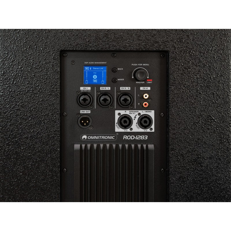 Omnitronic ROD-1283 - Mobilny system nagłośnieniowy PA 800W RMS