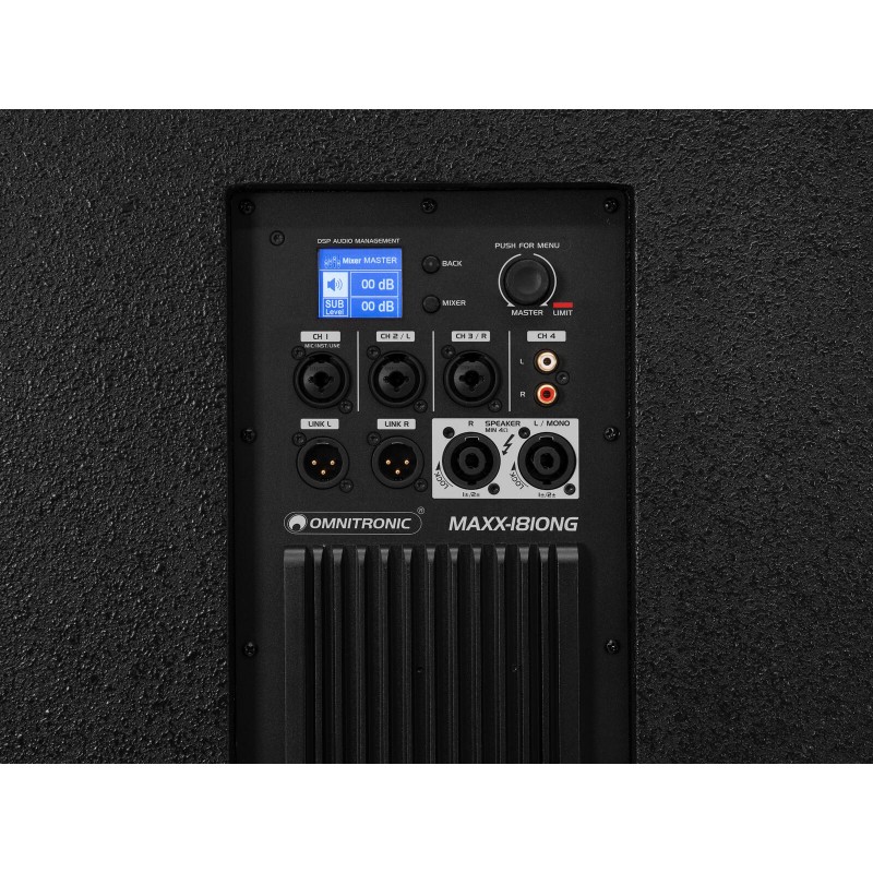 Omnitronic MAXX-1810NG 2.1 - Zestaw nagłośnieniowy