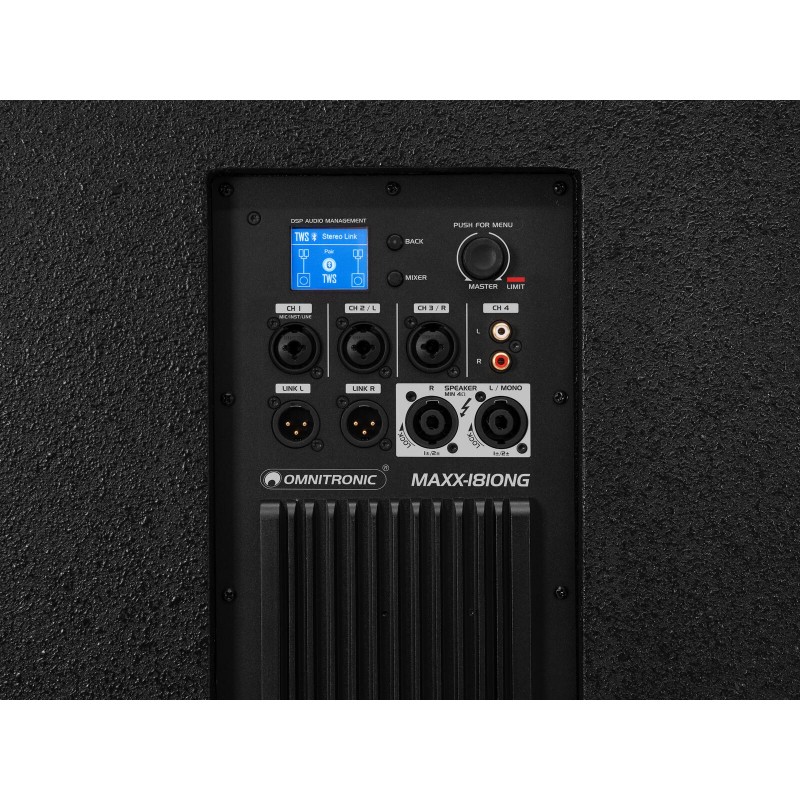 Omnitronic MAXX-1810NG 2.1 - Zestaw nagłośnieniowy