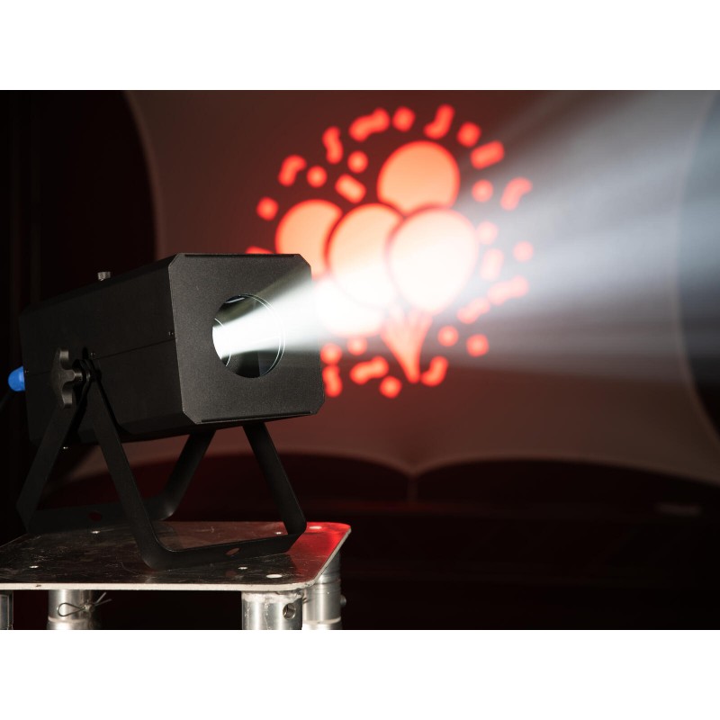 Eurolite LP-100 Logo Projector MK2 - Projektor gobo z dodatkowym kołem kolorów Eurolite LP-100 Logo Projector MK2 - Projektor gobo z dodatkowym kołem kolorów