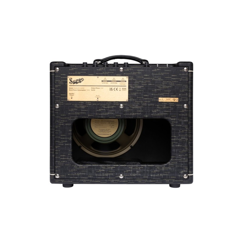 Supro Delegate 1x12 Black 1620RCBLK - Combo gitarowe