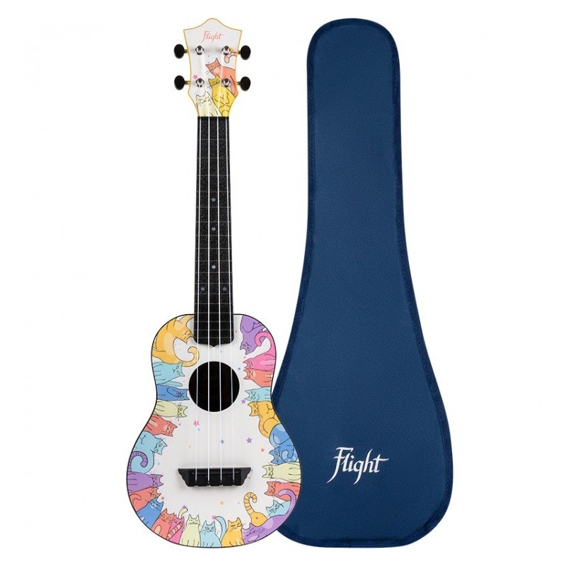 Flight TUC KITTY - ukulele koncertowe + pokrowiec