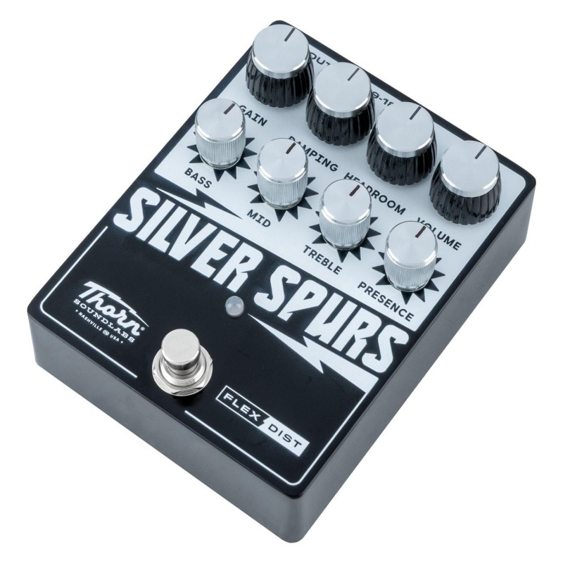 Thorn Soundlabs Silver Spurs - Efekt gitarowy Distortion Thorn Soundlabs Silver Spurs - Efekt gitarowy Distortion