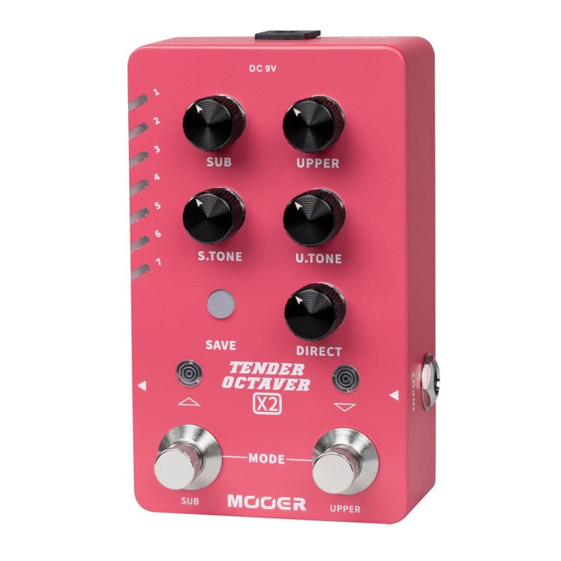Mooer Tender Octaver X2 - Efekt gitarowy Octave Mooer Tender Octaver X2 - Efekt gitarowy Octave