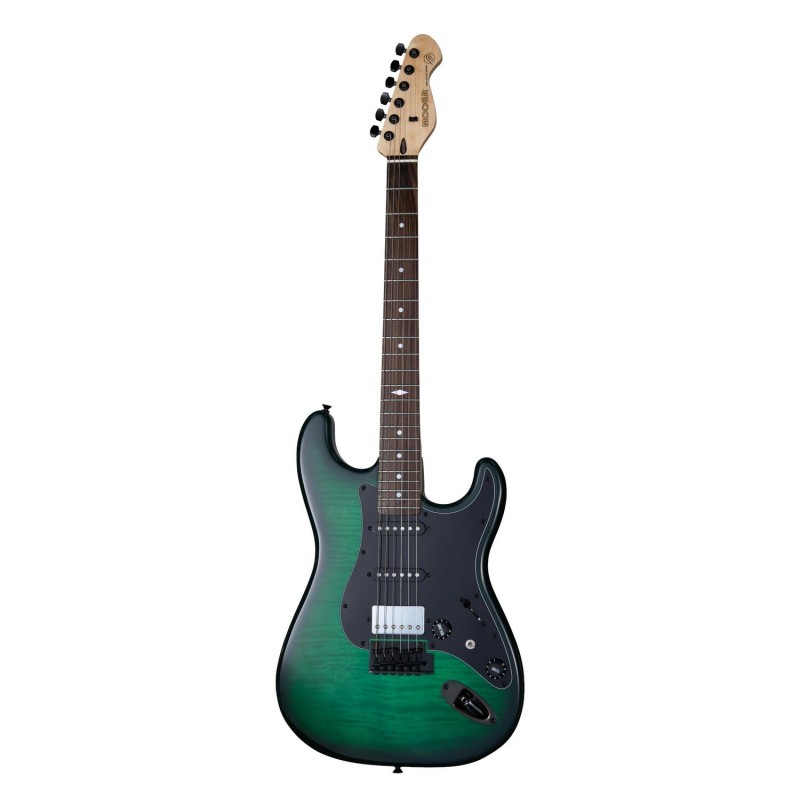 Mooer MSC31 Pro Green Burst - Gitara elektryczna