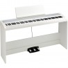 Korg B2+ SPWH - Pianino cyfrowe z statywem Korg B2+ SPWH - Pianino cyfrowe z statywem
