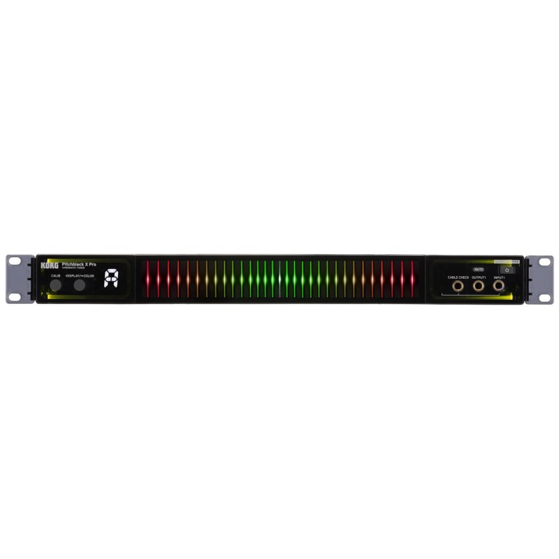 Korg Pitchblack X Pro - Tuner chromatyczny typu Rack