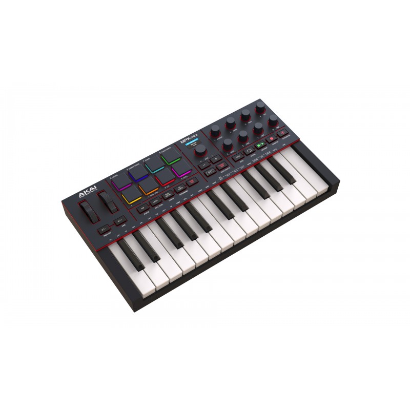Akai MPK Mini 4 Black – Mini klawiatura sterująca Akai MPK Mini 4 Black – Mini klawiatura sterująca