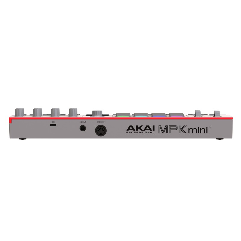 Akai MPK Mini 4 Grey – Mini klawiatura sterująca Akai MPK Mini 4 Grey – Mini klawiatura sterująca