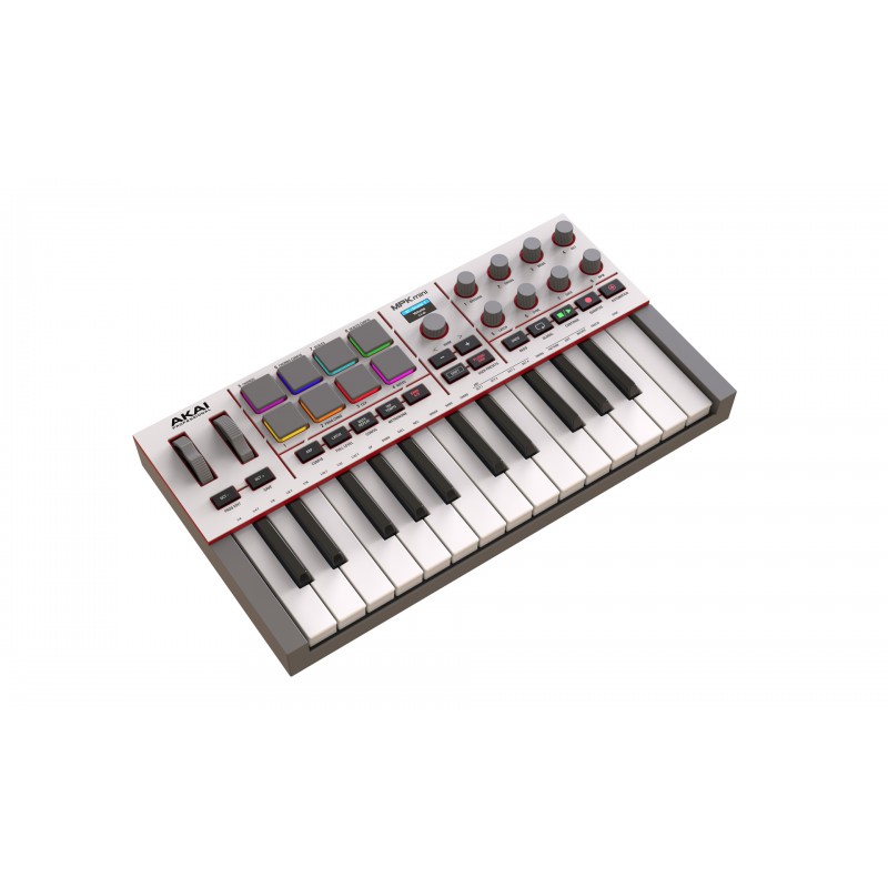 Akai MPK Mini 4 Grey – Mini klawiatura sterująca Akai MPK Mini 4 Grey – Mini klawiatura sterująca