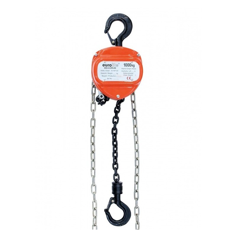 Eurolite Chain Hoist 6Msls1.0T - Wciągarka łańcuchowa