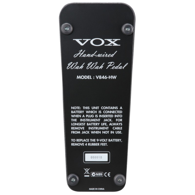 VOX V846 Hand Wired Wah-Wah - Pedał efektowy do gitar VOX V846 Hand Wired Wah-Wah - Pedał efektowy do gitar