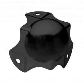 Adam Hall Hardware 4124 BLK - Narożnik kulowy trójramienny 30 mm