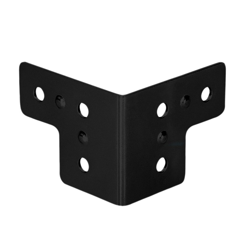 Adam Hall Hardware 4044 BLK - Narożnik L 6-otworowy 40 × 50 mm Adam Hall Hardware 4044 BLK - Narożnik L 6-otworowy 40 × 50 mm