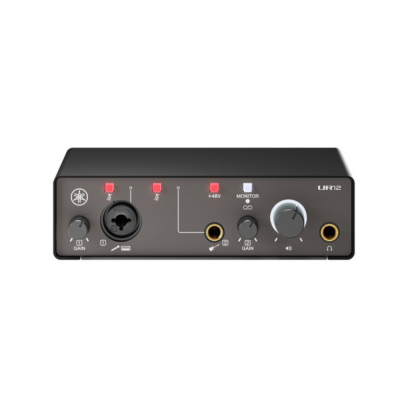 Yamaha UR12 MK3 Black Interfejs audio - 1 - Interfejsy audio - UR12 MK3 firmy Yamaha to lekki i poręczny interfejs Audio/USB prz Yamaha UR12 MK3 Black Interfejs audio - 1 - Interfejsy audio - UR12 MK3 firmy Yamaha to lekki i poręczny interfejs Audio/USB prz