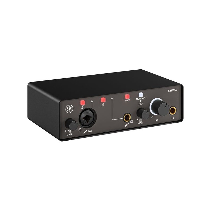 Yamaha UR12 MK3 Black Interfejs audio - 3 - Interfejsy audio - UR12 MK3 firmy Yamaha to lekki i poręczny interfejs Audio/USB prz Yamaha UR12 MK3 Black Interfejs audio - 3 - Interfejsy audio - UR12 MK3 firmy Yamaha to lekki i poręczny interfejs Audio/USB prz