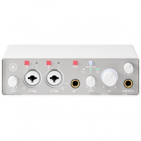 Yamaha UR22 MK3 White Interfejs audio - 1 - Interfejsy audio - Interfejs audio Yamaha UR22 MK3 White typu C z obsługą 24 bitów/1