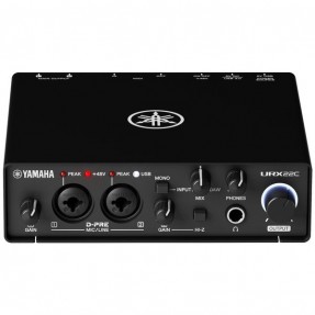 Yamaha URX22C Interfejs audio - 1 - Interfejsy audio - nterfejs audio/MIDI USB-C z 2 wejściami/2 wyjściami i obsługą 32-bit/192
