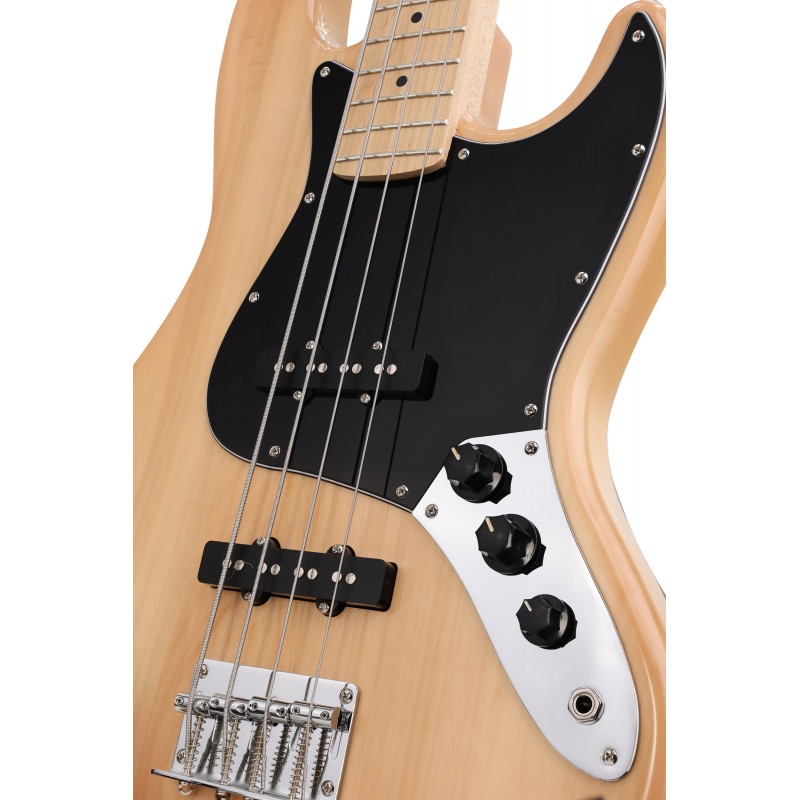 Arrow Louisiana 4 Bass Natural Maple/Black - Gitara basowa