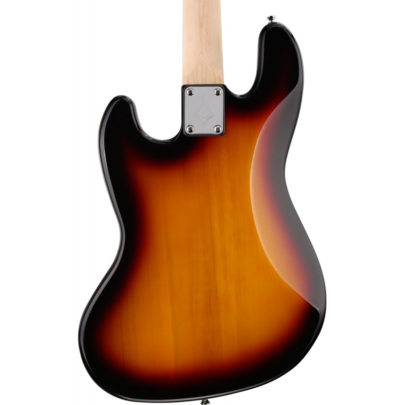 Arrow Louisiana 4 Bass Tobacco Burst Rosewood/White - Gitara basowa