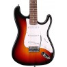 Arrow Tonecaster ST 111 Tobacco Burst Rosewood/White - Gitara elektryczna