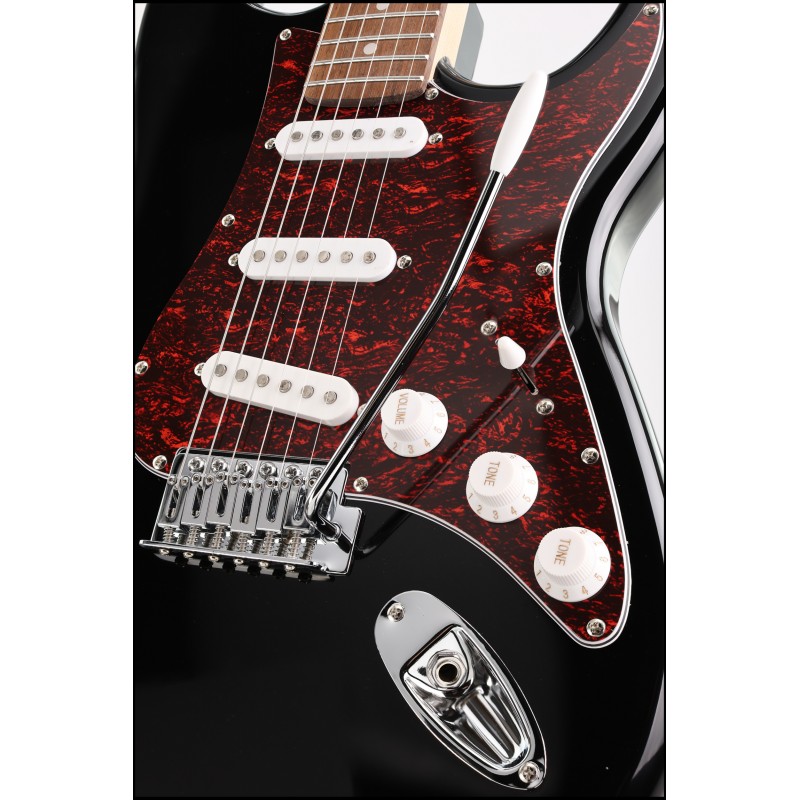 Arrow Tonecaster ST 111 Abyss Black Rosewood/T-shell - Gitara elektryczna