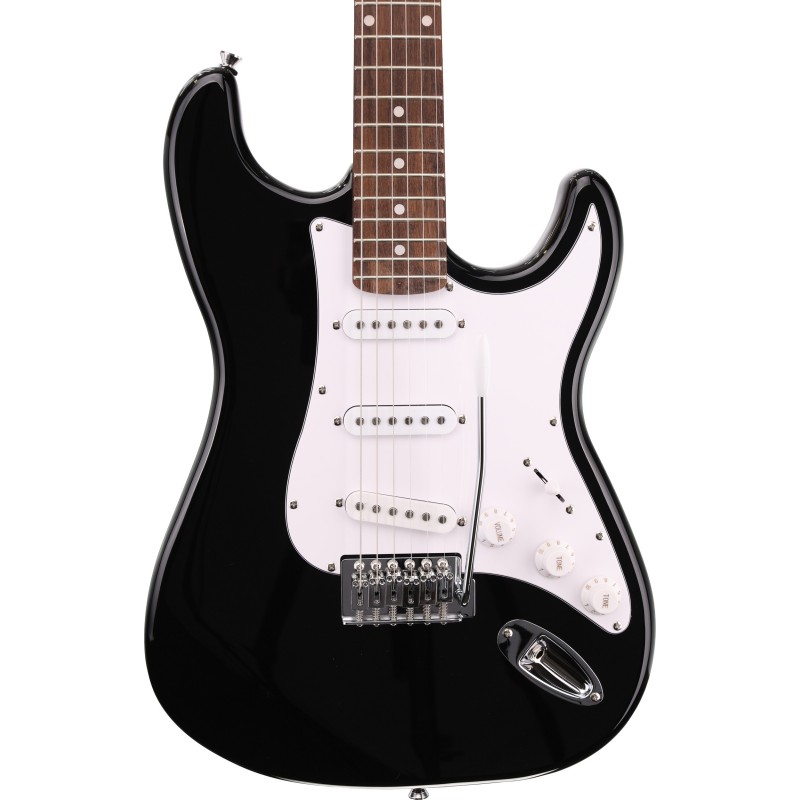 Arrow Tonecaster ST 111 Abyss Black Rosewood/White - Gitara elektryczna