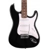 Arrow Tonecaster ST 111 Abyss Black Rosewood/White - Gitara elektryczna