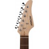Arrow Tonecaster ST 111 Abyss Black Rosewood/White - Gitara elektryczna